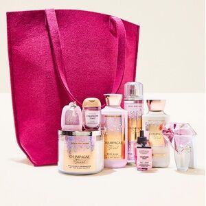 BATH & BODY WORKS NWT $140 Value Champagne Toast Gift Iconic 9-Piece Bundle Set